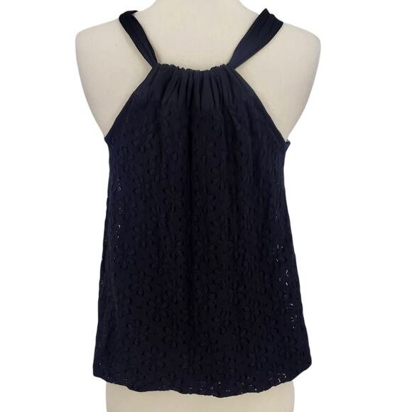 Anthropologie Ella Moss Lace Halter Top Medium - Picture 4 of 6